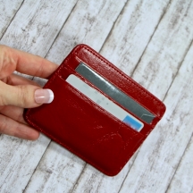 Rotes Kreditkartenetui RFID Hülle